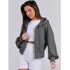 image:imageANRABESS Womens Zip Up Hoodie Cropped Sweatshirt  Soft Comfy Casual Jacket Workout amp Daily Wear Cute Y2K Clothes Fall Spring Transition OutfitsDeep Grey