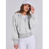 image:imageANRABESS Womens Zip Up Hoodie Cropped Sweatshirt  Soft Comfy Casual Jacket Workout amp Daily Wear Cute Y2K Clothes Fall Spring Transition OutfitsGrey