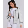 image:imageANRABESS Womens Zip Up Hoodie Cropped Sweatshirt  Soft Comfy Casual Jacket Workout amp Daily Wear Cute Y2K Clothes Fall Spring Transition OutfitsGrey