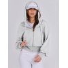 image:imageANRABESS Womens Zip Up Hoodie Cropped Sweatshirt  Soft Comfy Casual Jacket Workout amp Daily Wear Cute Y2K Clothes Fall Spring Transition OutfitsGrey