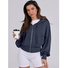 image:imageANRABESS Womens Zip Up Hoodie Cropped Sweatshirt  Soft Comfy Casual Jacket Workout amp Daily Wear Cute Y2K Clothes Fall Spring Transition OutfitsNavy Blue