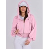 image:imageANRABESS Womens Zip Up Hoodie Cropped Sweatshirt  Soft Comfy Casual Jacket Workout amp Daily Wear Cute Y2K Clothes Fall Spring Transition OutfitsPink