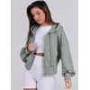 image:imageANRABESS Womens Zip Up Hoodie Cropped Sweatshirt  Soft Comfy Casual Jacket Workout amp Daily Wear Cute Y2K Clothes Fall Spring Transition OutfitsSage Green