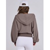 image:imageANRABESS Womens Zip Up Hoodie Cropped Sweatshirt  Soft Comfy Casual Jacket Workout amp Daily Wear Cute Y2K Clothes Fall Spring Transition OutfitsTaupe