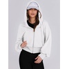 image:imageANRABESS Womens Zip Up Hoodie Cropped Sweatshirt  Soft Comfy Casual Jacket Workout amp Daily Wear Cute Y2K Clothes Fall Spring Transition OutfitsWhite