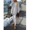 image:imageANRABESS Hoodies for Women Oversized Long Sleeve Sweatshirts  Raglan Sleeve Side Slit Pullover Tops Cozy Soft Warm Casual Y2K Teen Girls Clothes Fall Winter Fashion OutfitsLight Grey