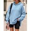 image:imageANRABESS Hoodies for Women Oversized Long Sleeve Sweatshirts  Raglan Sleeve Side Slit Pullover Tops Cozy Soft Warm Casual Y2K Teen Girls Clothes Fall Winter Fashion OutfitsLight Blue