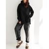 image:imageANRABESS Hoodies for Women Oversized Long Sleeve Sweatshirts  Raglan Sleeve Side Slit Pullover Tops Cozy Soft Warm Casual Y2K Teen Girls Clothes Fall Winter Fashion OutfitsBlack