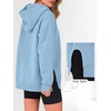 image:imageANRABESS Hoodies for Women Oversized Long Sleeve Sweatshirts  Raglan Sleeve Side Slit Pullover Tops Cozy Soft Warm Casual Y2K Teen Girls Clothes Fall Winter Fashion OutfitsLight Blue