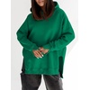 image:imageANRABESS Hoodies for Women Oversized Long Sleeve Sweatshirts  Raglan Sleeve Side Slit Pullover Tops Cozy Soft Warm Casual Y2K Teen Girls Clothes Fall Winter Fashion OutfitsGreen