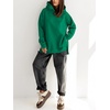 image:imageANRABESS Hoodies for Women Oversized Long Sleeve Sweatshirts  Raglan Sleeve Side Slit Pullover Tops Cozy Soft Warm Casual Y2K Teen Girls Clothes Fall Winter Fashion OutfitsGreen