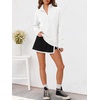 image:imageANRABESS Sweatshirt for Womens Waffle Knit Henley Pullover  Lightweight Soft Thermal Regular Fit Long Sleeve Half Button Topsfor Casual Daily amp Preppy Spring amp Fall WeatherWhite