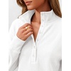 image:imageANRABESS Sweatshirt for Womens Waffle Knit Henley Pullover  Lightweight Soft Thermal Regular Fit Long Sleeve Half Button Topsfor Casual Daily amp Preppy Spring amp Fall WeatherWhite