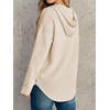 image:imageANRABESS Waffle Knit Hoodies for Women Lightweight Sweatshirt  Comfy Drawstring Long Sleeve Fall Fashion Pullover Tops Loose Fit Curved Hem Casual Daily Wear amp Work Winter OutfitsBeige