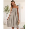 image:imageANRABESS Maxi Skirt for Women Floral High Waisted Elastic Flowy 2026 Summer Boho Long Skirts Beach Cover Up Vacation SundressLight Khaki