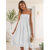 image:imageANRABESS Maxi Skirt for Women Floral High Waisted Elastic Flowy 2026 Summer Boho Long Skirts Beach Cover Up Vacation SundressWhite