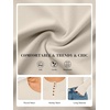 image:imageANRABESS Women Henley Button Thermal Tops Long Sleeve Shirt  Warm Fleece Undershirts Soft Comfy Cozy Cute Basic Tees Fall Winter Casual Daily Layer OutfitsBeige