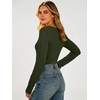 image:imageANRABESS Women Henley Button Thermal Tops Long Sleeve Shirt  Warm Fleece Undershirts Soft Comfy Cozy Cute Basic Tees Fall Winter Casual Daily Layer OutfitsArmy Green