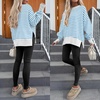 image:imageANRABESS Women Oversized Sweatshirts Thumbhole Long Sleeve Hoodies Shirts 2026 Fall Side Slit Pullover Top Teen Y2k OutfitsBlue White Striped