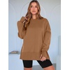 image:imageANRABESS Women Oversized Sweatshirts Thumbhole Long Sleeve Hoodies Shirts 2026 Fall Side Slit Pullover Top Teen Y2k OutfitsCaramel