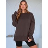 image:imageANRABESS Women Oversized Sweatshirts Thumbhole Long Sleeve Hoodies Shirts 2026 Fall Side Slit Pullover Top Teen Y2k OutfitsCoffee