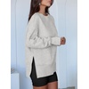 image:imageANRABESS Women Oversized Sweatshirts Thumbhole Long Sleeve Hoodies Shirts 2026 Fall Side Slit Pullover Top Teen Y2k OutfitsGrey