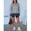 image:imageANRABESS Women Oversized Sweatshirts Thumbhole Long Sleeve Hoodies Shirts 2026 Fall Side Slit Pullover Top Teen Y2k OutfitsGrey Blue Striped