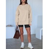 image:imageANRABESS Women Oversized Sweatshirts Thumbhole Long Sleeve Hoodies Shirts 2026 Fall Side Slit Pullover Top Teen Y2k OutfitsParchment