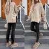 image:imageANRABESS Women Oversized Sweatshirts Thumbhole Long Sleeve Hoodies Shirts 2026 Fall Side Slit Pullover Top Teen Y2k OutfitsParchment