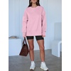 image:imageANRABESS Women Oversized Sweatshirts Thumbhole Long Sleeve Hoodies Shirts 2026 Fall Side Slit Pullover Top Teen Y2k OutfitsPink
