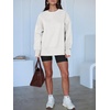 image:imageANRABESS Women Oversized Sweatshirts Thumbhole Long Sleeve Hoodies Shirts 2026 Fall Side Slit Pullover Top Teen Y2k OutfitsWhite