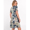 image:imageANRABESS Women Summer Square Neck Puff Short Sleeve Mini Dress 2026 Casual Flowy Sundress Beach Vacation Clothes with PocketsFloral Colorful Leaves