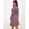 image:imageANRABESS Womens Dress Long Lantern Sleeve Square Neck Elastic Waist Ruffle Flowy Swing ALine Short Dresses 2026 Fall FashionBlack Pink Floral