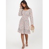 image:imageANRABESS Womens Dress Long Lantern Sleeve Square Neck Elastic Waist Ruffle Flowy Swing ALine Short Dresses 2026 Fall FashionCoral Floral