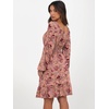image:imageANRABESS Womens Dress Long Lantern Sleeve Square Neck Elastic Waist Ruffle Flowy Swing ALine Short Dresses 2026 Fall FashionPrint Rose Pink