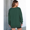 image:imageANRABESS Womens Long Sleeve VNeck Oversized Sweatshirts  Soft Lightweight Loose Fit Pullover Tops Casual School Workout Office Tunic Shirts Teen Girls Outfit Fall Winter ClothesDark Green