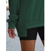 image:imageANRABESS Womens Long Sleeve VNeck Oversized Sweatshirts  Soft Lightweight Loose Fit Pullover Tops Casual School Workout Office Tunic Shirts Teen Girls Outfit Fall Winter ClothesDark Green