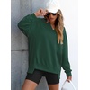 image:imageANRABESS Womens Long Sleeve VNeck Oversized Sweatshirts  Soft Lightweight Loose Fit Pullover Tops Casual School Workout Office Tunic Shirts Teen Girls Outfit Fall Winter ClothesDark Green