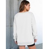 image:imageANRABESS Womens Long Sleeve VNeck Oversized Sweatshirts  Soft Lightweight Loose Fit Pullover Tops Casual School Workout Office Tunic Shirts Teen Girls Outfit Fall Winter ClothesWhite