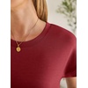 image:imageANRABESS Womens Summer Casual Long Maxi Dress with Pockets  Short Sleeve Crew NeckSoft Smooth LightweightLoose FitBeach Vacation ClothesBusiness Casual OutfitsTravel AllDay WearDark Red
