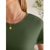 image:imageANRABESS Womens Summer Casual Long Maxi Dress with Pockets  Short Sleeve Crew NeckSoft Smooth LightweightLoose FitBeach Vacation ClothesBusiness Casual OutfitsTravel AllDay WearArmy Green