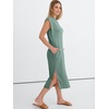 image:imageANRABESS Womens Summer Casual Midi Dress Sleeveless Crewneck Loose Split WrinkleFree Beach Travel Vacation Long SundressLight Green