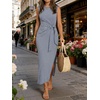 image:imageANRABESS Womens Summer Maxi Dress Tank Long Dresses  Soft Comfy WrinkleFree Fabric Tie Waist Split Casual Travel Outfits Dressy Elegant Trendy Fall LayerNavy Blue White Striped