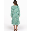 image:imageANRABESS Womens V Neck Long Sleeve Midi Dress  Swing Flowy Tiered with Pockets Soft Fabric Boho Beach Vacation Dresses Loose Fit Casual Fall Winter Transition ClothesFloral Green