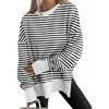 Black White Striped