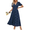 Navy Blue Floral
