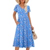 Print White Pink Floral