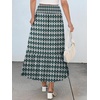 image:imageANRABESS Women Boho Floral Maxi Skirts High Waisted Tiered Skirt Flowy Beach Skirts with Pockets for Vacation amp Summer WearFloral Dark Green