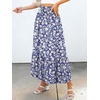 image:imageANRABESS Women Boho Floral Maxi Skirts High Waisted Tiered Skirt Flowy Beach Skirts with Pockets for Vacation amp Summer WearLily Floral