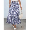 image:imageANRABESS Women Boho Floral Maxi Skirts High Waisted Tiered Skirt Flowy Beach Skirts with Pockets for Vacation amp Summer WearLily Floral